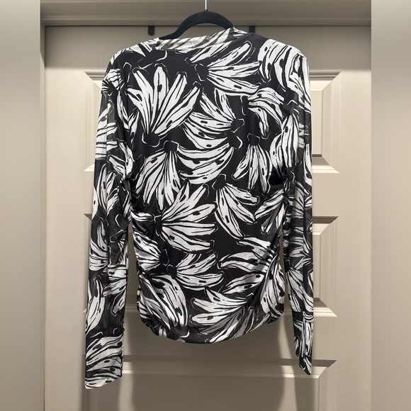 FARM RIO Black Bossa Banana Tulle Blouse - Picture 4 of 4